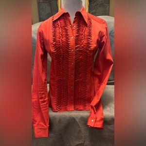 Worth Vibrant Red Blouse